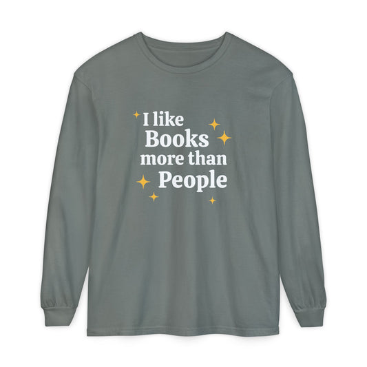 Books Over People Long Sleeve T-Shirt