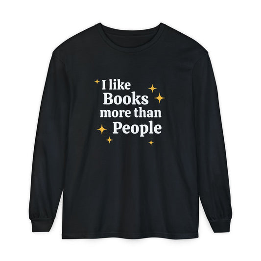 Books Over People Long Sleeve T-Shirt